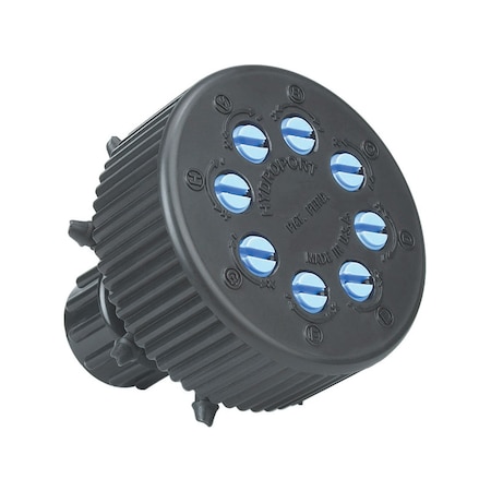 Raindrip Raindrip Hydroport 8 ports Drip Irrigation Manifold 13800UB